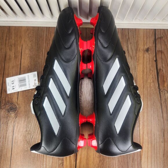 Adidas Goletto VIII FG Mens Sz 13 Black White Athletic Soccer Cleats Boot GX7793 - Picture 6 of 11